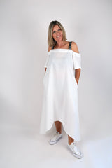 BOLT DRESS WHITE