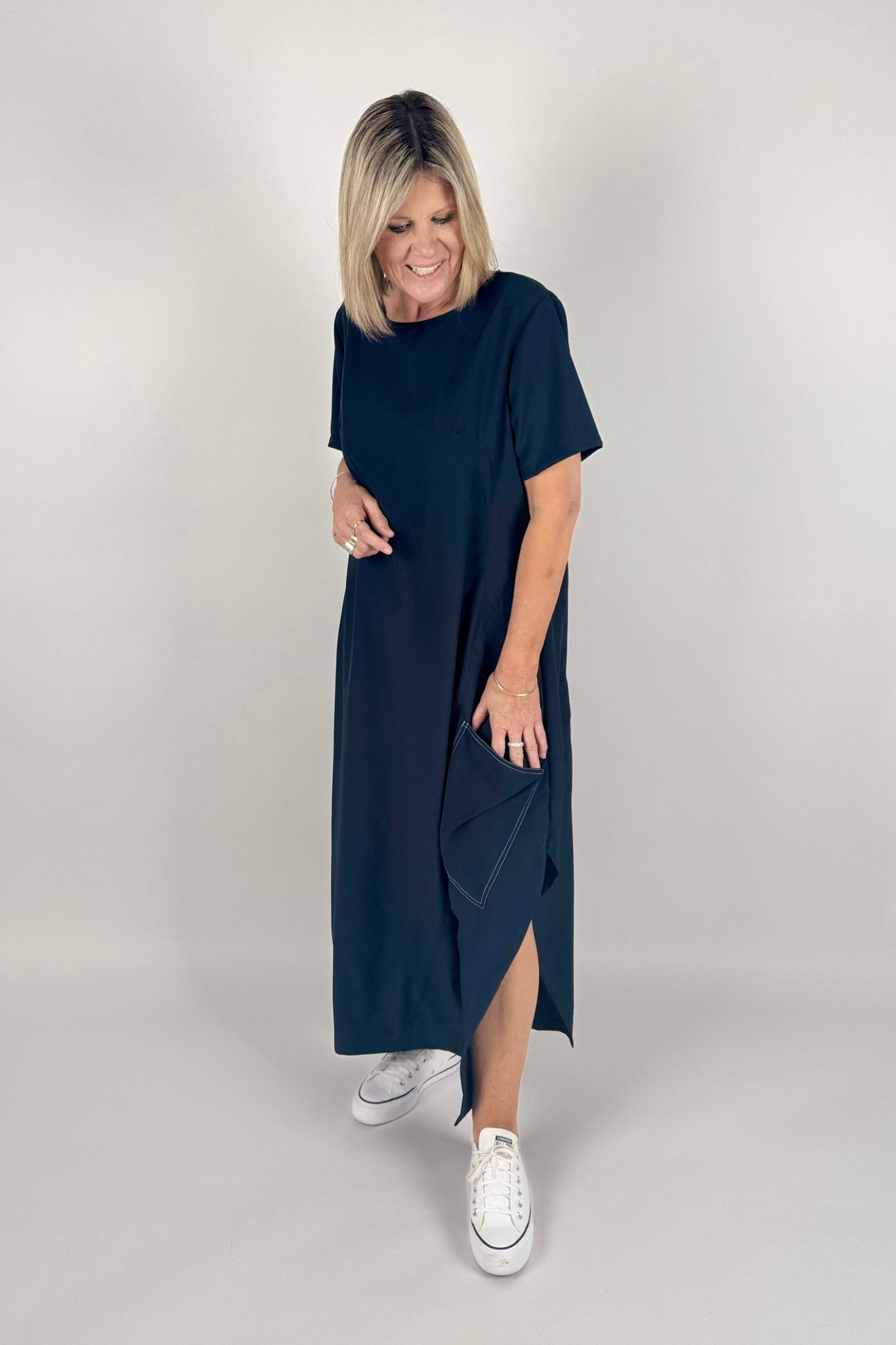 RHODE DRESS MIDNIGHT NAVY