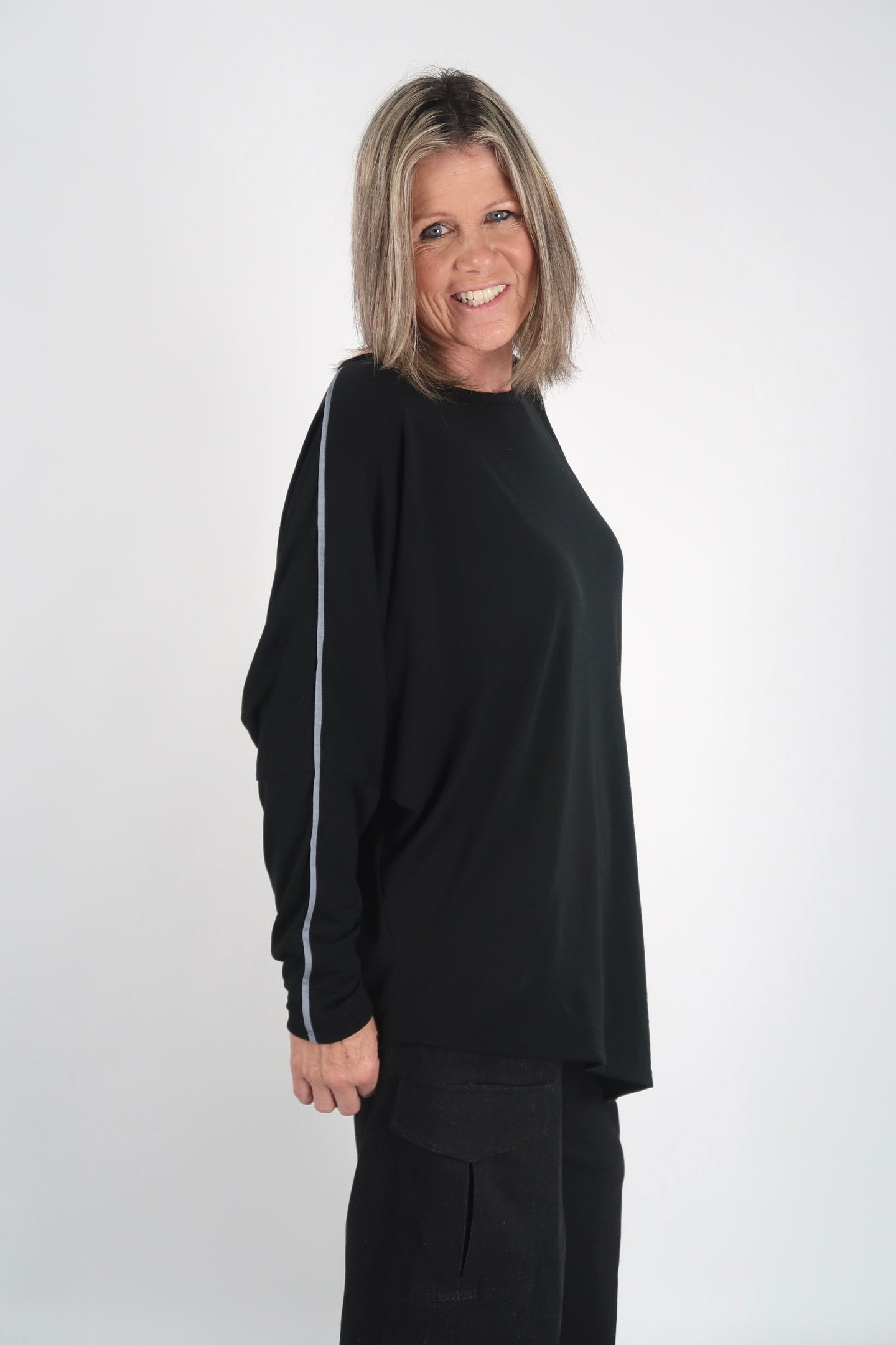DAKOTA MERINO SILVER STRIPE