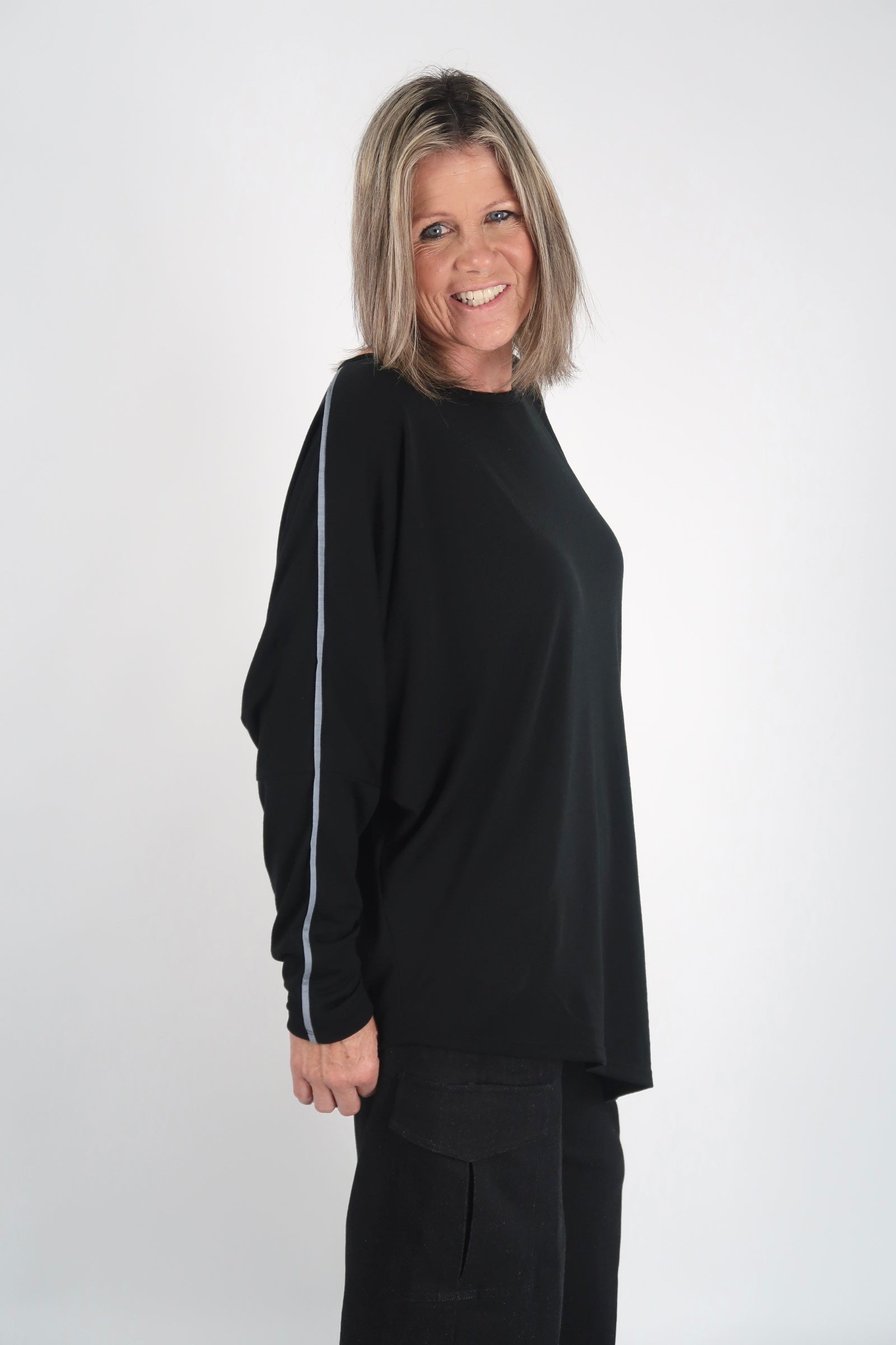 DAKOTA MERINO SILVER STRIPE