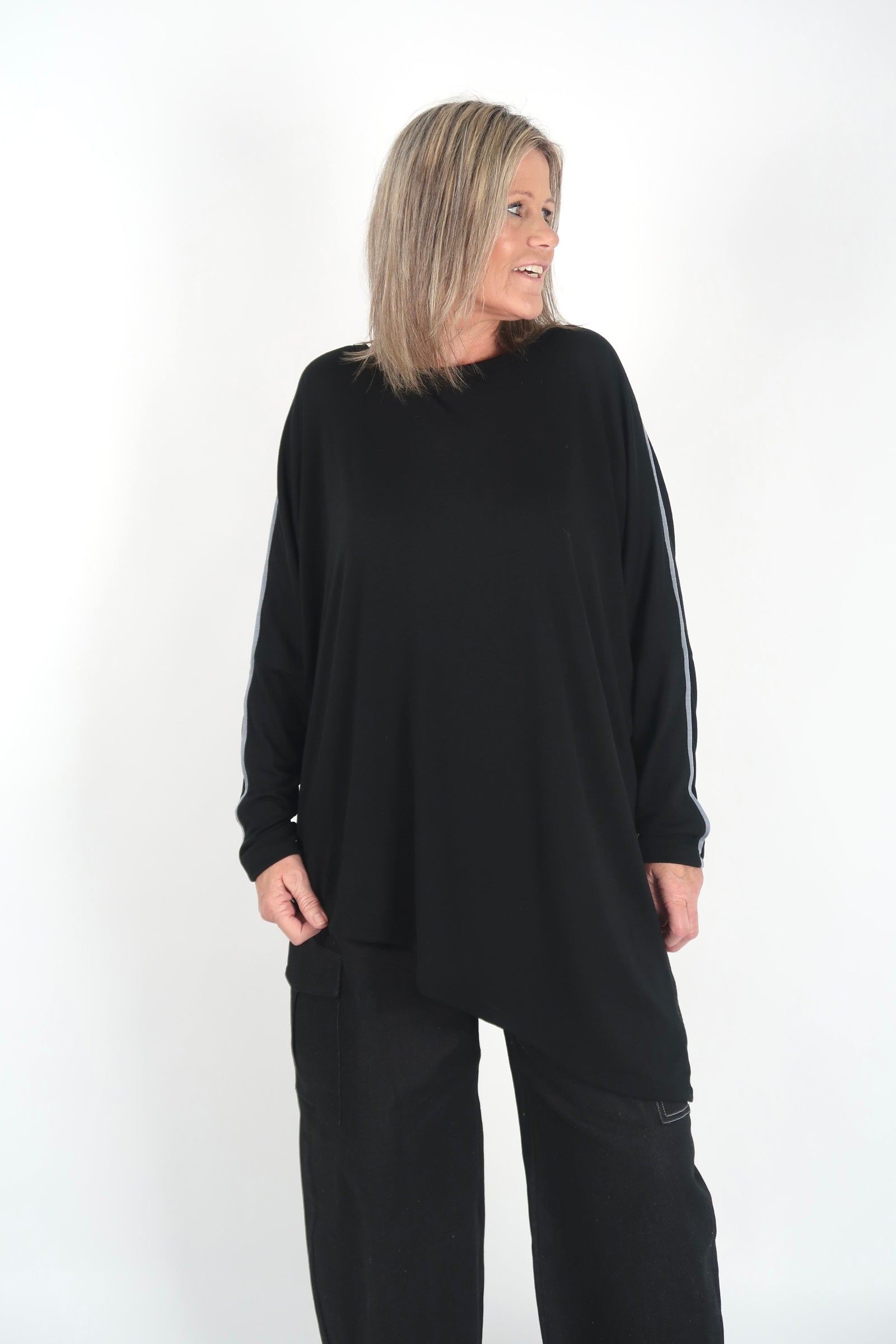 DAKOTA MERINO SILVER STRIPE