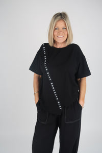 BRANDED WYOMING TEE BLACK
