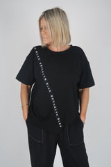 BRANDED WYOMING TEE BLACK