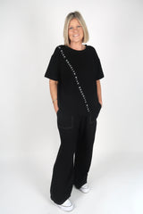 BRANDED WYOMING TEE BLACK