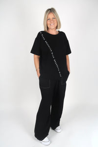 BRANDED WYOMING TEE BLACK