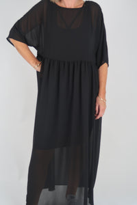 CHIFFON MAXI DRESS