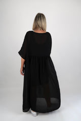 CHIFFON MAXI DRESS