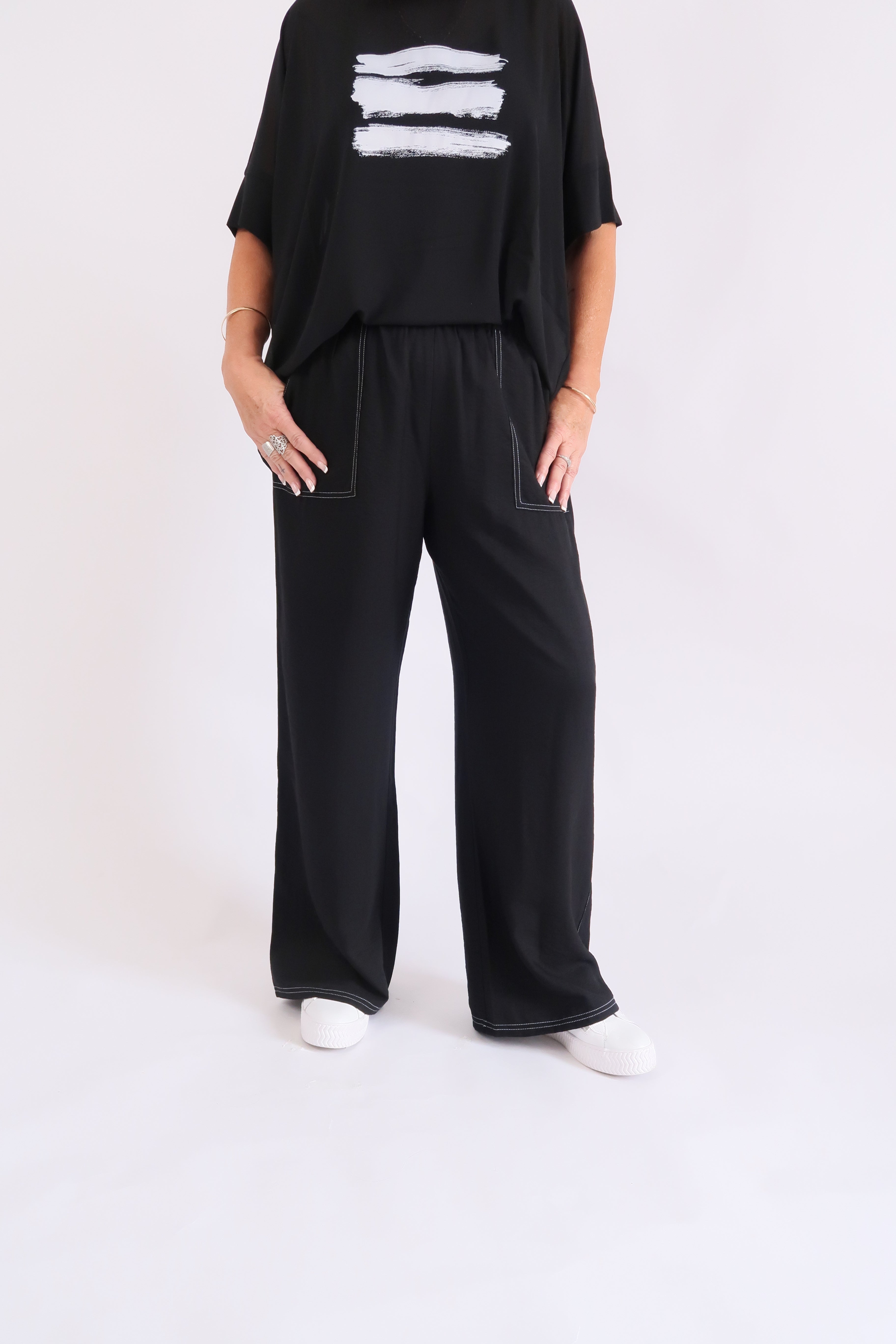 Flow Author Ration TROUSERS-02 (BLACK) 美品】Flow author ration