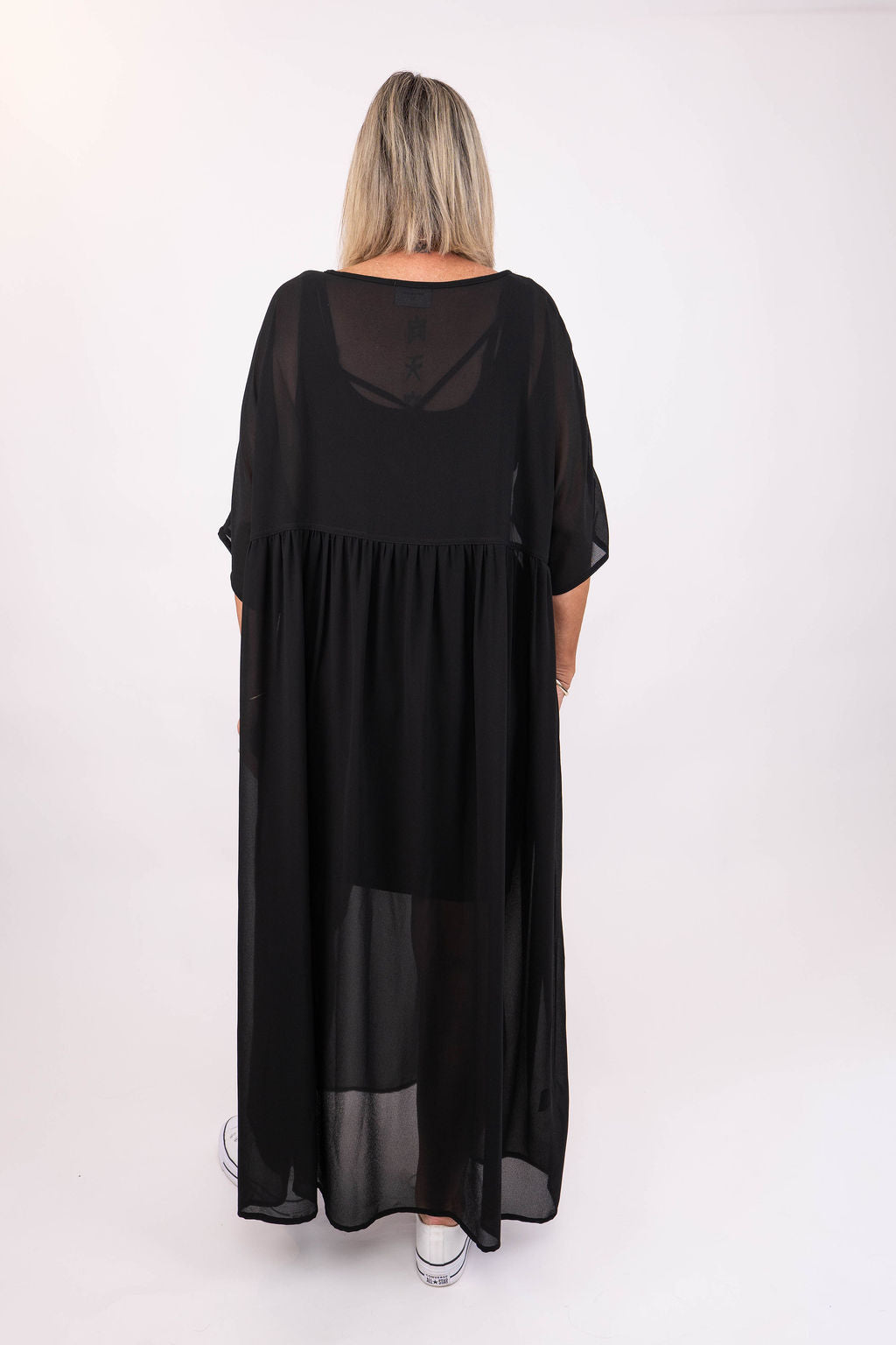 chiffon luxe maxi dress in black CHIFFON MAXI DRESS – Brooklyn Blak