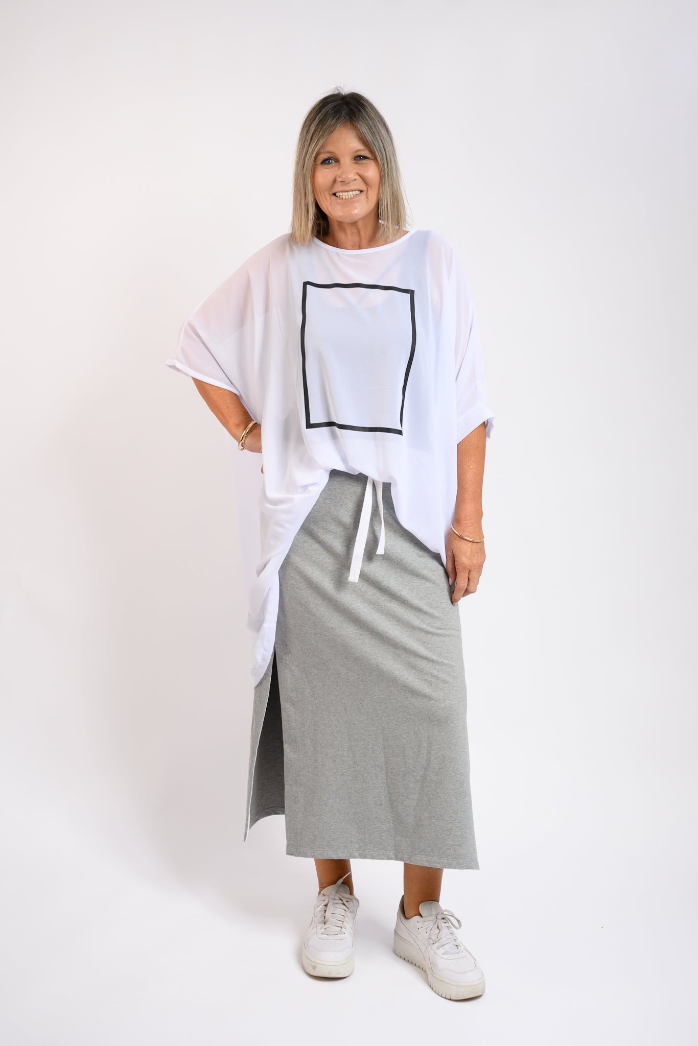 AUSTIN SKIRT GREY