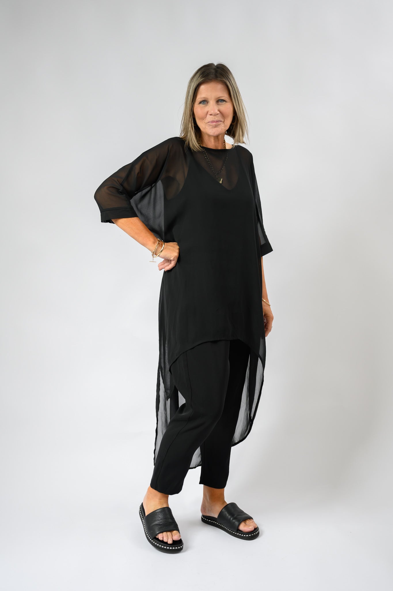 CHIFFON LEANNE TUNIC