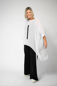 LEAH TOP WHITE - Brooklyn Blak