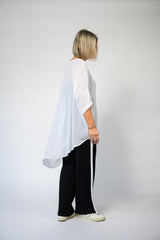 LEAH TOP WHITE - Brooklyn Blak