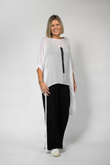 LEAH TOP WHITE - Brooklyn Blak