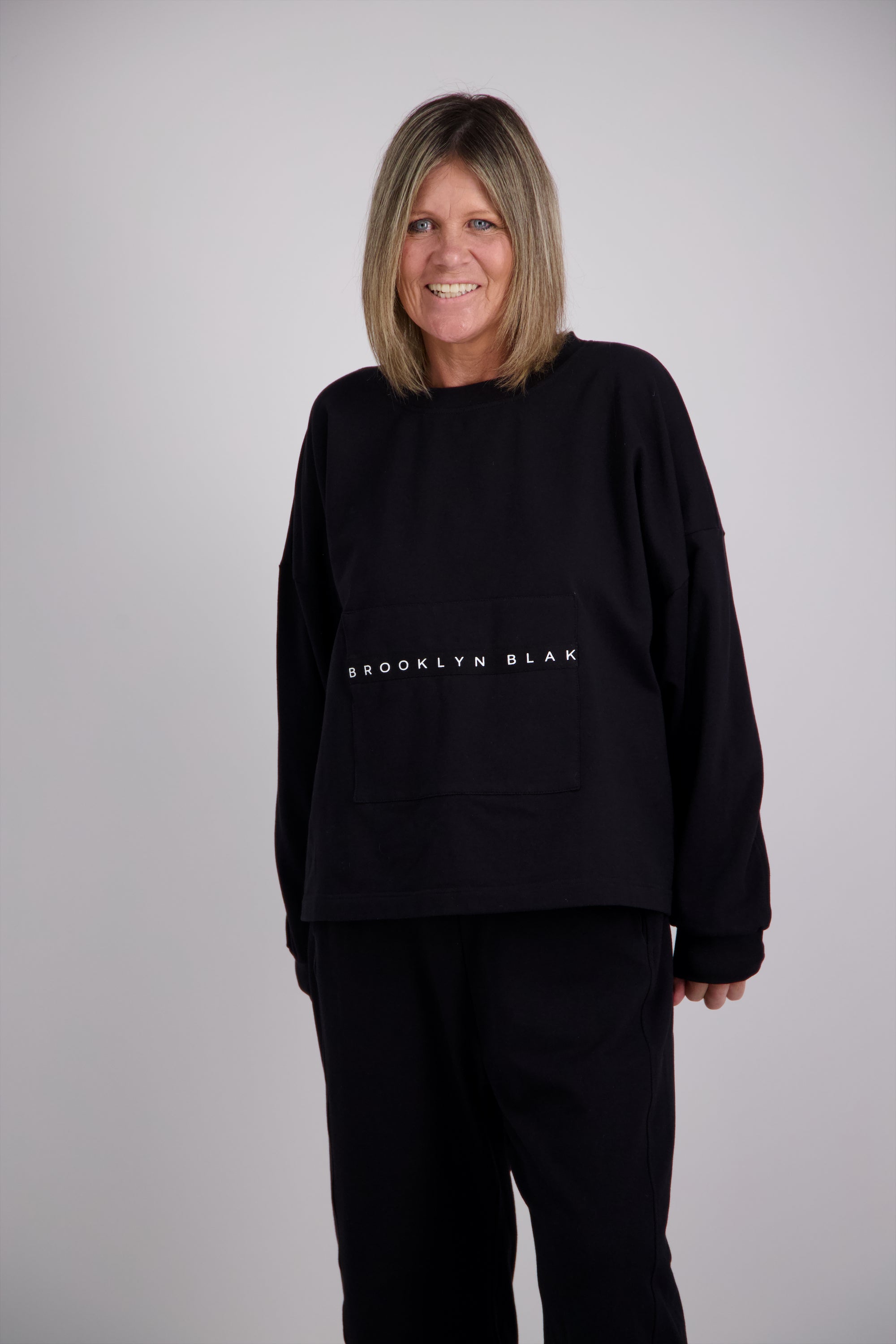 BRANDED MACHA SWEAT