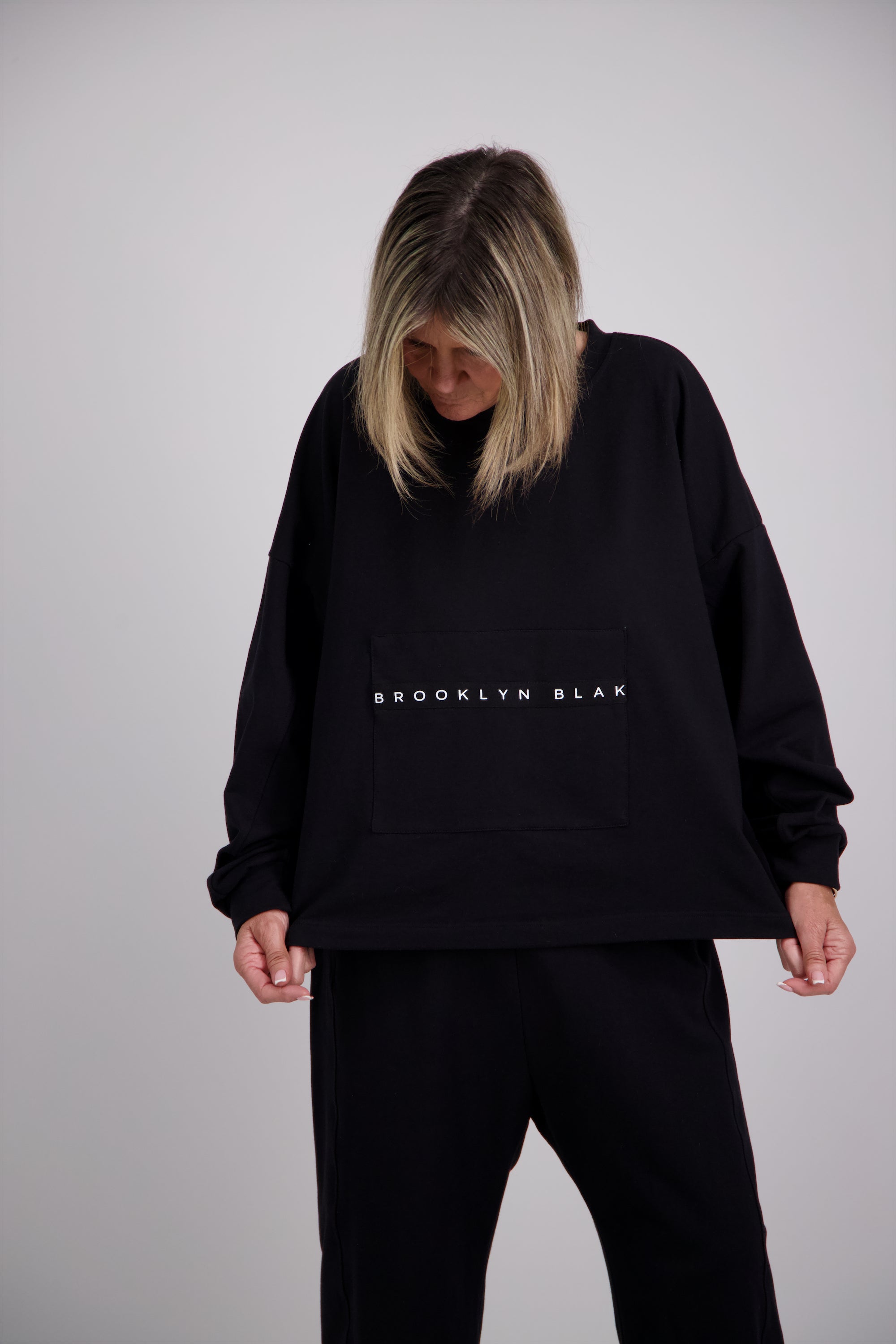 BRANDED MACHA SWEAT