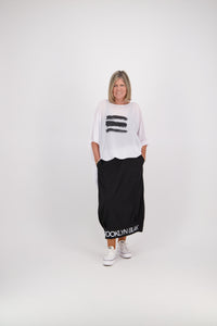 BANDED SKIRT