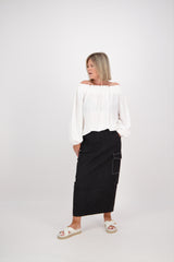 OFF THE SHOULDER TOP WHITE