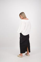 OFF THE SHOULDER TOP WHITE