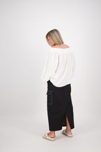 OFF THE SHOULDER TOP WHITE