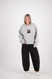 OVERSIZED SWEAT GREY