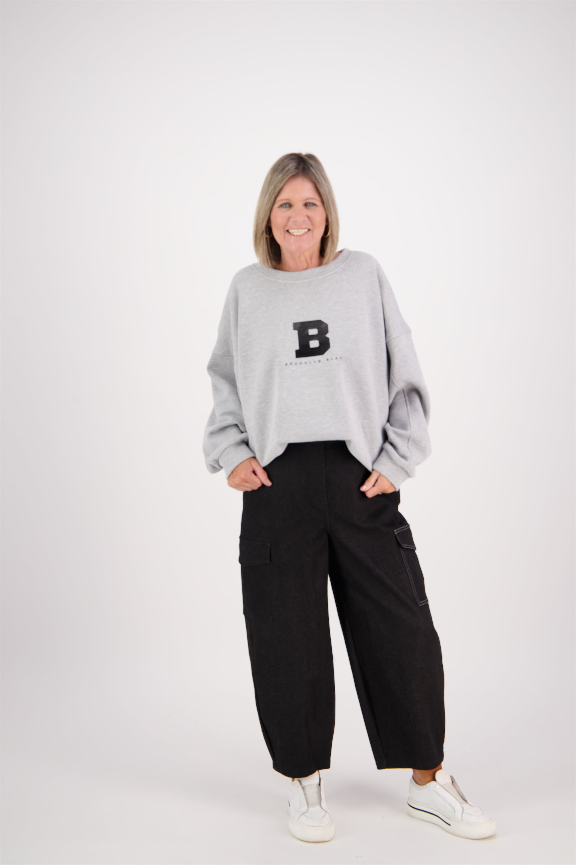 OVERSIZED SWEAT GREY