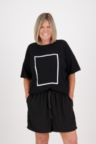 OVERSIZED TEE BLACK